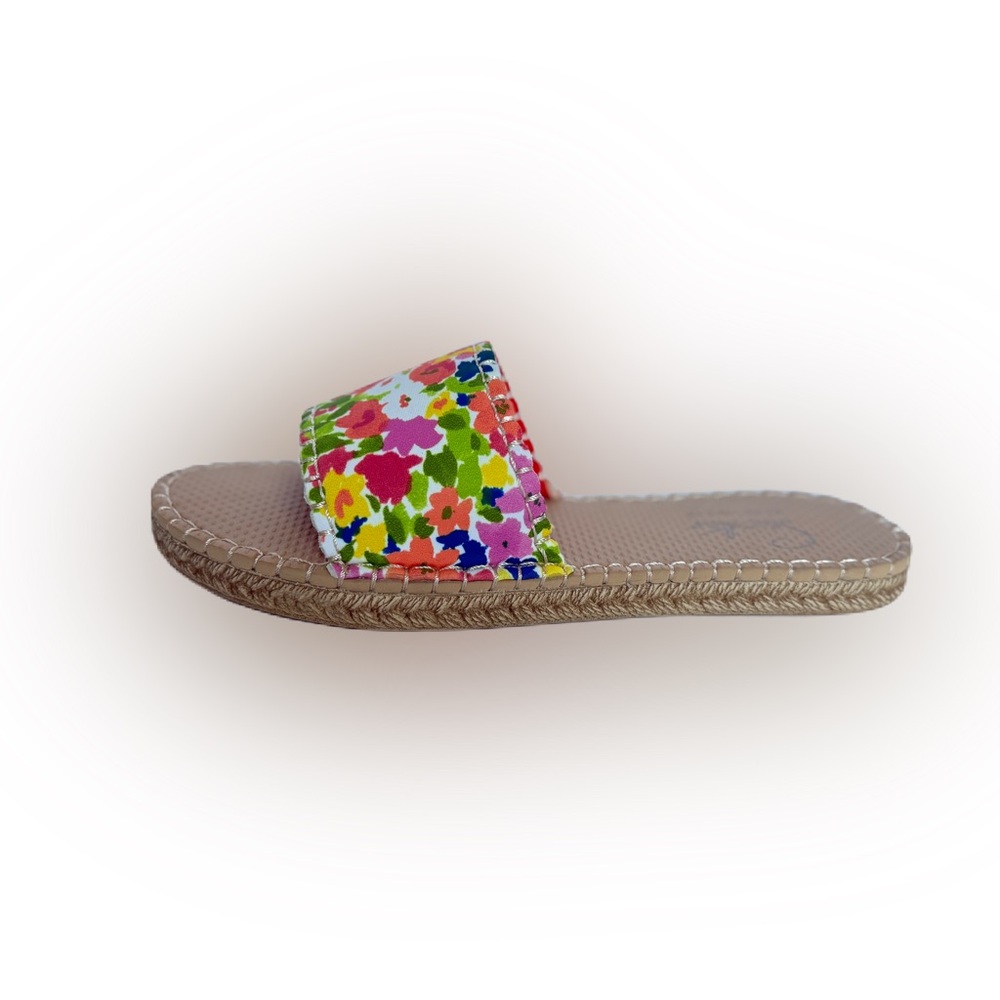 Sea Star Cabana Slide Size NWT Frances Valentine Wild Flower Water Shoe